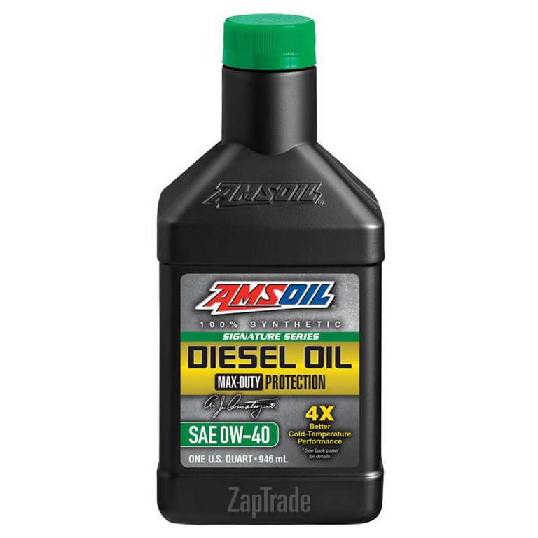 Купить моторное масло Amsoil Signature Series Max-Duty Synthetic Diesel Oil Синтетическое | Артикул DZFQT