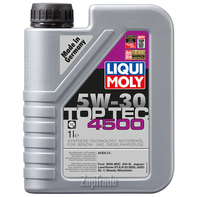 Купить моторное масло Liqui moly Top Tec 4500 Синтетическое | Артикул 2317