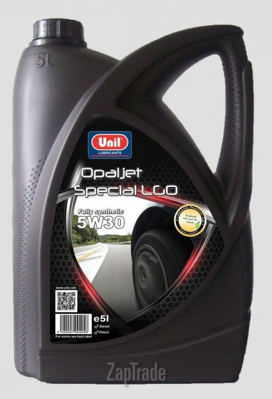Купить моторное масло Unil OPALJET SPECIAL LGO 5W30 Синтетическое | Артикул 5420007094058