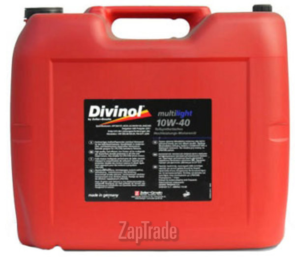 Купить моторное масло Divinol Multilight 10W-40 Полусинтетическое | Артикул 49610-K030