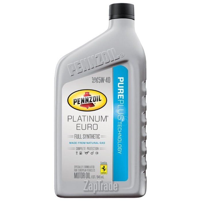 Купить моторное масло Pennzoil Platinum Euro Синтетическое | Артикул 550040834