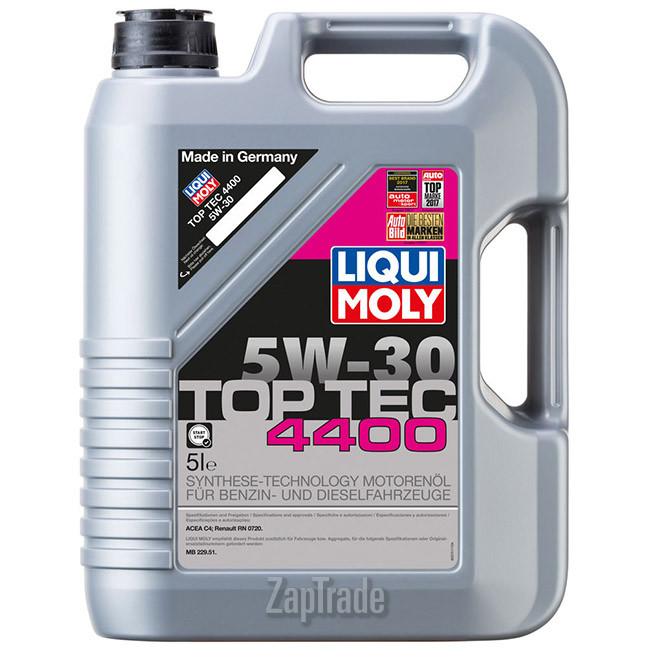 Купить моторное масло Liqui moly Top Tec 4400 Синтетическое | Артикул 2322