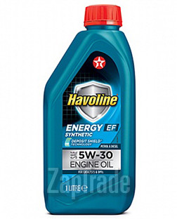 Купить моторное масло Texaco HAVOLINE ENERGY EF Синтетическое | Артикул 801373NJE