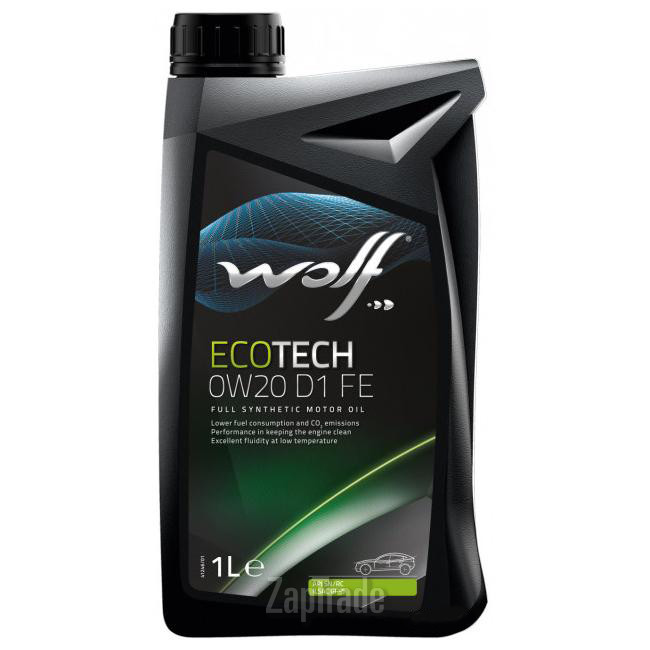 Купить моторное масло Wolf ECOTECH 0W20 D1 FE Синтетическое | Артикул 8331640