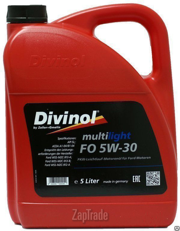 Купить моторное масло Divinol Multilight FO 5W-30 Синтетическое | Артикул 49200-K007