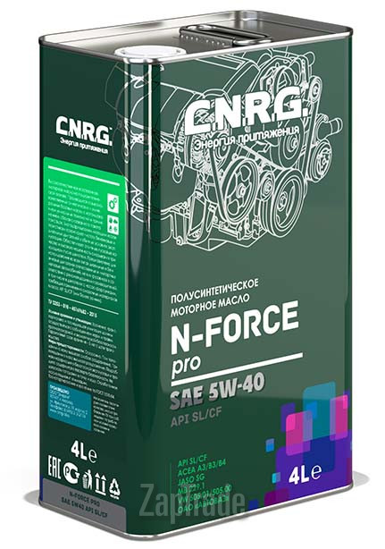 Купить моторное масло C.n.r.g. N-Force Pro Полусинтетическое | Артикул CNRG-016-0004