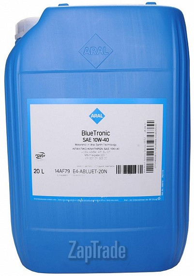 Купить моторное масло Aral BlueTronic Полусинтетическое | Артикул 10487