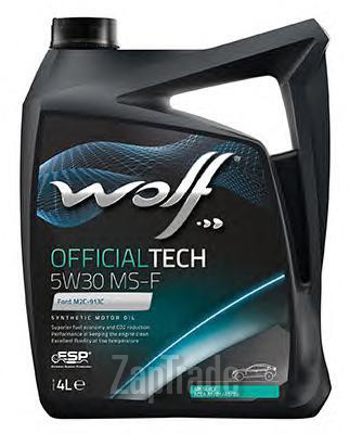 Купить моторное масло Wolf OFFICIALTECH 5W30 MS-F Синтетическое | Артикул 8308710