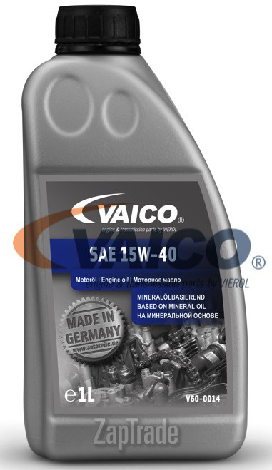 Купить моторное масло Vaico SAE 15W-40 Минеральное | Артикул V60-0014