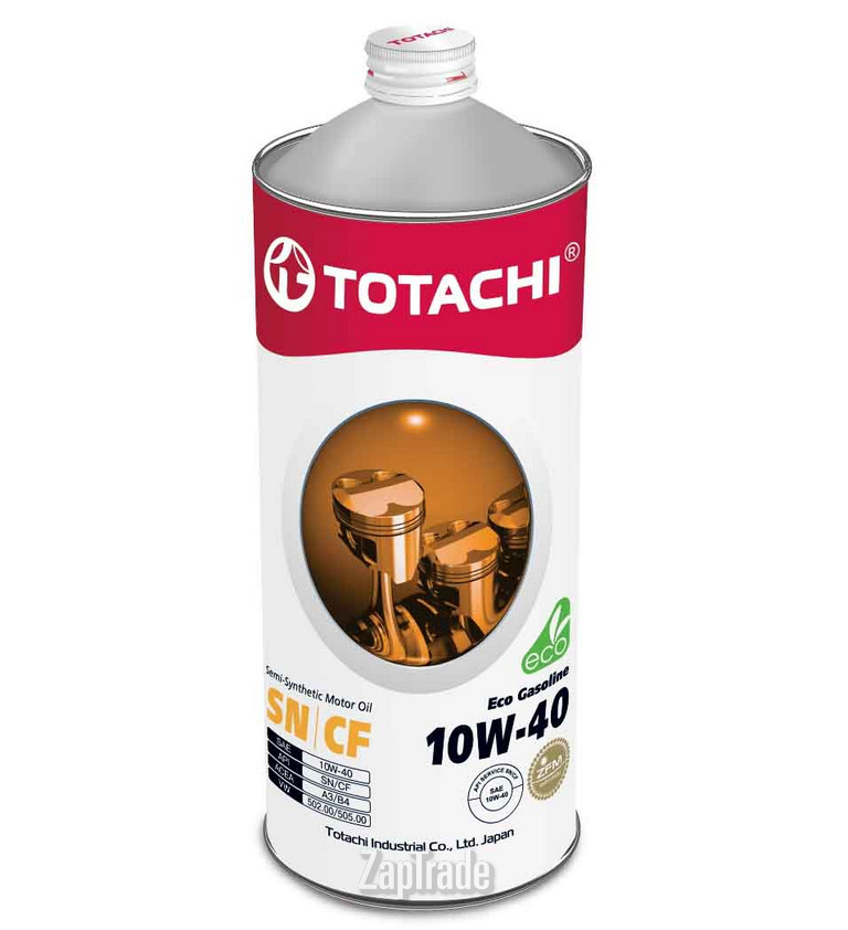 Купить моторное масло Totachi Eco Gasoline Semi-Synthetic SN/CF Полусинтетическое | Артикул 4589904934902