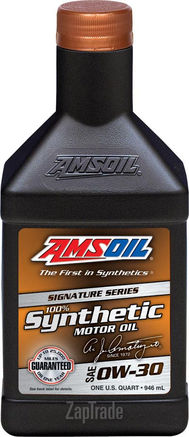 Купить моторное масло Amsoil Signature Series Synthetic Motor Oil Синтетическое | Артикул AZOQT