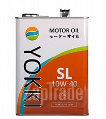 Купить моторное масло Yokki SAE 10W40 API SL Полусинтетическое | Артикул YSS1040SL4