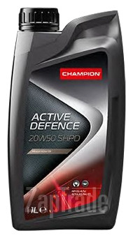Купить моторное масло Champion oil ACTIVE DEFENCE 20W50 SHPD Минеральное | Артикул 8201509