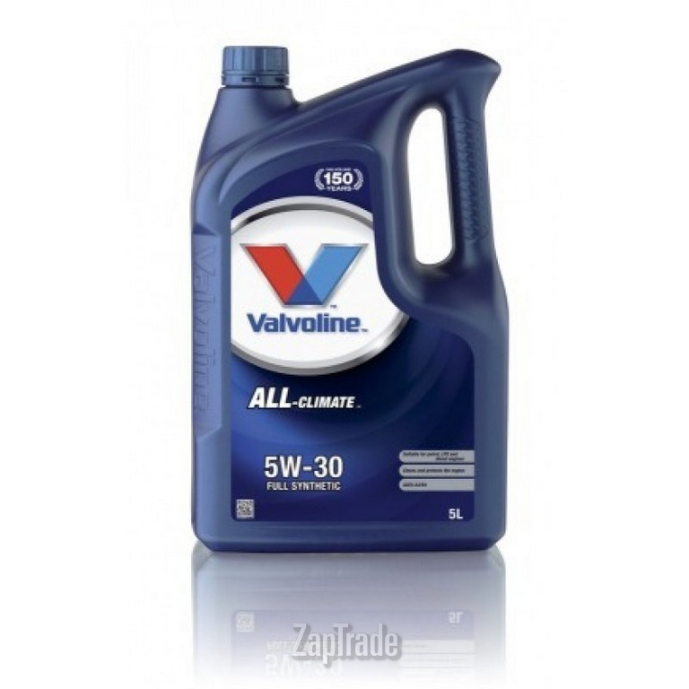 Купить моторное масло Valvoline ALL CLIMATE 5W-30, 5л Синтетическое | Артикул 872286