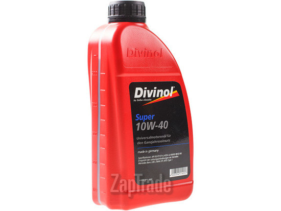 Купить моторное масло Divinol Super 10W40 Полусинтетическое | Артикул 49625-C069