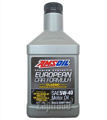 Купить моторное масло Amsoil European Car Formula Full-SAPS Synthetic Motor Oil Синтетическое | Артикул EFMQT