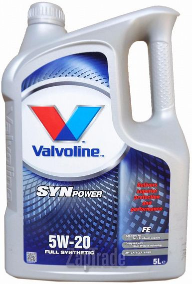 Купить моторное масло Valvoline SynPower FE Синтетическое | Артикул 872556