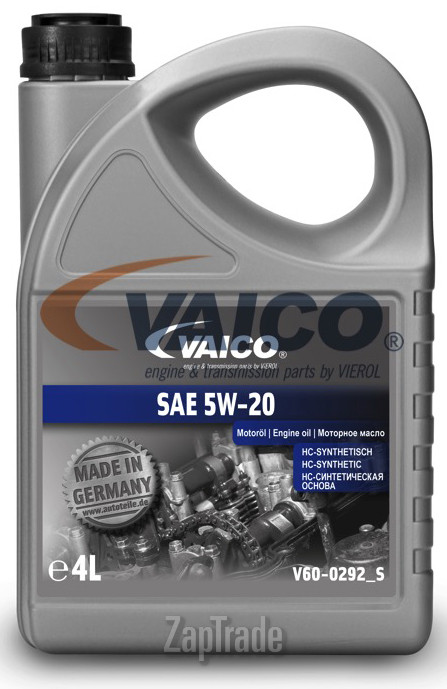 Купить моторное масло Vaico SAE 5W-20 Синтетическое | Артикул V60-0292_S