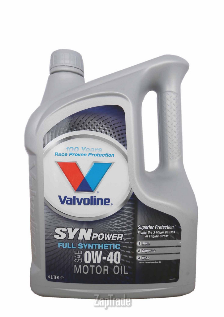 Купить моторное масло Valvoline SYNPOWER SAE 0W-40, 4л Синтетическое | Артикул 817972