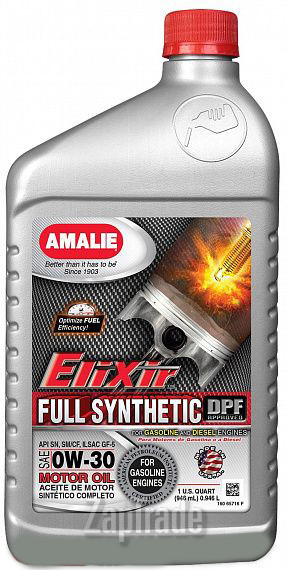 Купить моторное масло Amalie Elixir Full Synthetic Синтетическое | Артикул 160-65716-56