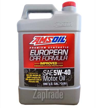 Купить моторное масло Amsoil European Car Formula Mid-SAPS Synthetic Motor Oil Синтетическое | Артикул AFL1G
