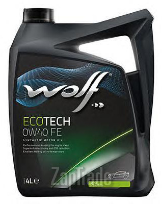 Купить моторное масло Wolf ECOTECH 0W40 FE Синтетическое | Артикул 8320705