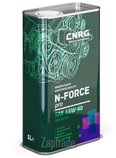 Купить моторное масло C.n.r.g. N-Force Pro Минеральное | Артикул CNRG-018-0001