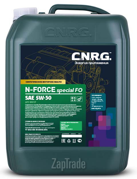 Купить моторное масло C.n.r.g. N-Force Special FO Синтетическое | Артикул CNRG-023-0020