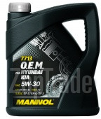 Купить моторное масло Mannol 7713 O.E.M. for Hyundai Kia (MN7713-4) Синтетическое | Артикул 1071