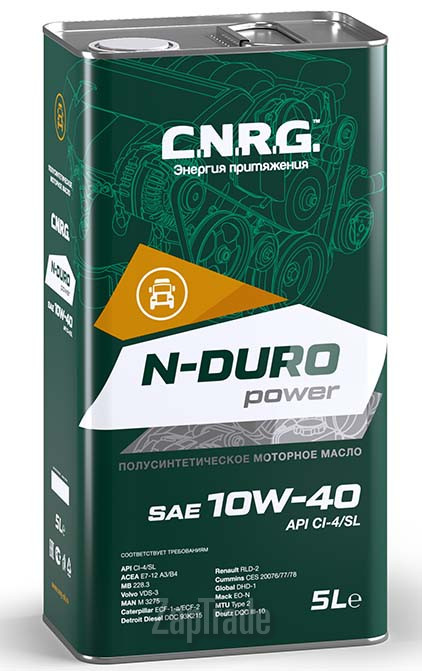 Купить моторное масло C.n.r.g. N-Duro Power Полусинтетическое | Артикул CNRG-035-0005