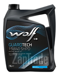 Купить моторное масло Wolf GUARDTECH 15W40 SHPD Минеральное | Артикул 8301001