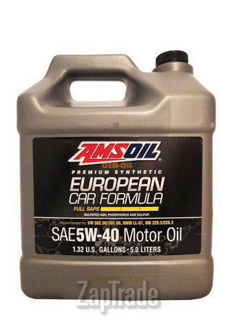Купить моторное масло Amsoil European Car Formula Full-SAPS Synthetic Motor Oil Синтетическое | Артикул EFM5L