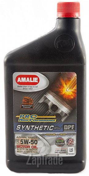 Купить моторное масло Amalie PRO High Performance Synthetic Синтетическое | Артикул 160-75616-56