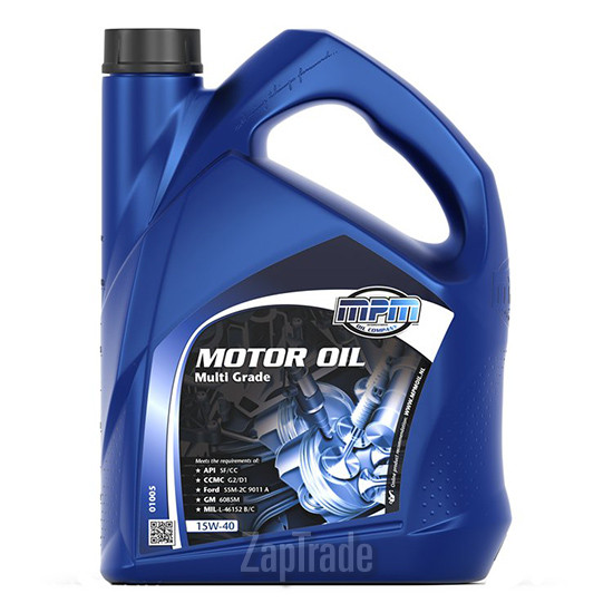 Купить моторное масло Mpm oil Multi Grade Минеральное | Артикул 01005