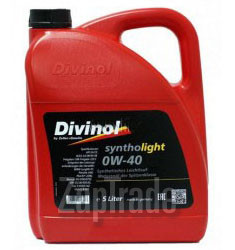 Купить моторное масло Divinol Syntholight 0W-40 Синтетическое | Артикул 49530-K007