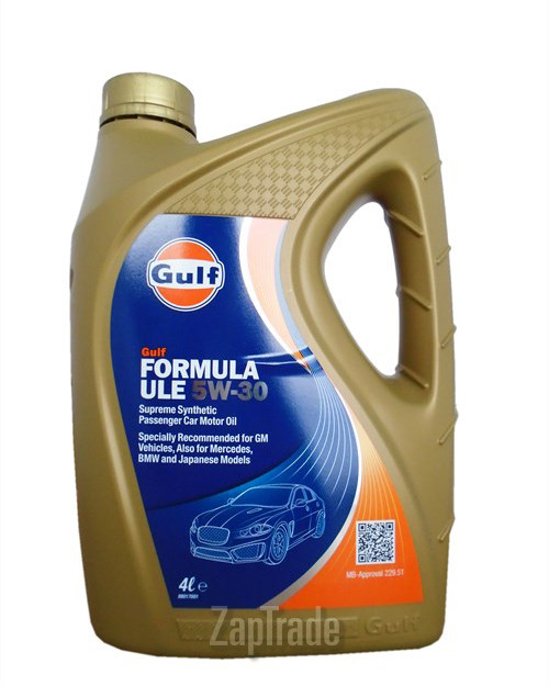 Купить моторное масло Gulf Formula ULE Синтетическое | Артикул 5056004113920