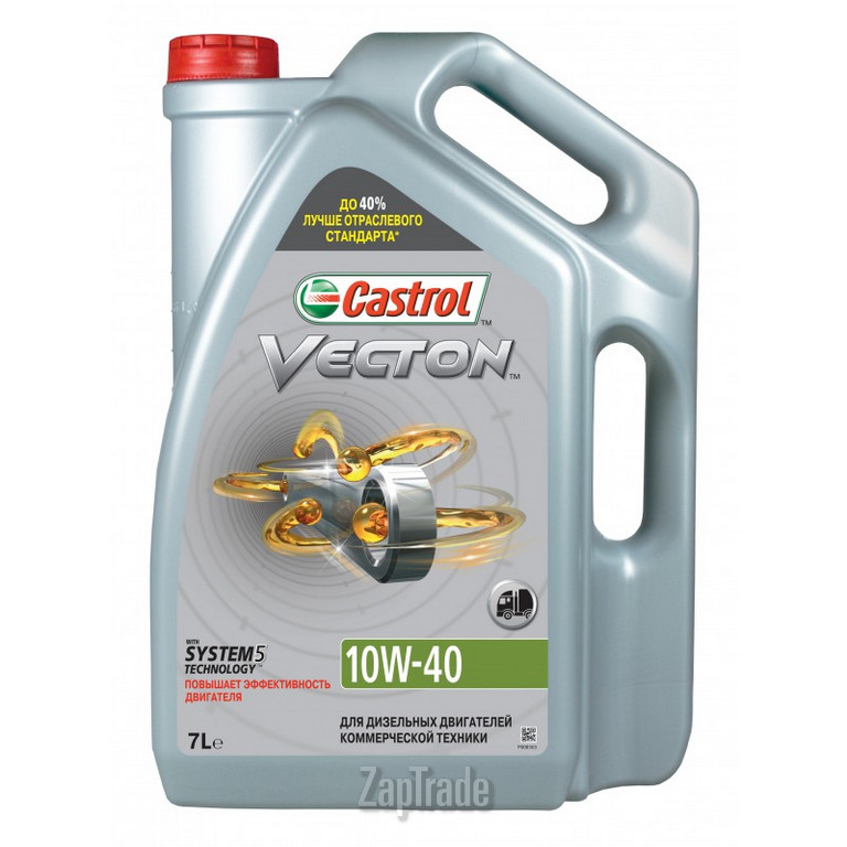 Купить моторное масло Castrol Vecton Полусинтетическое | Артикул 15723E