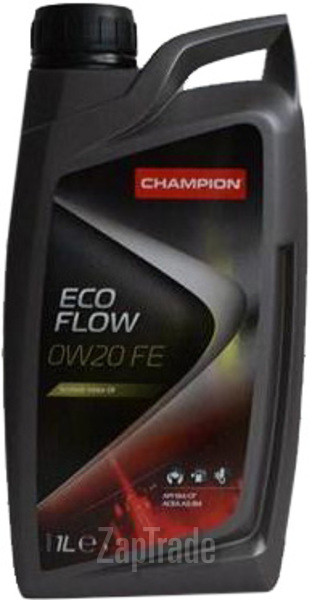 Купить моторное масло Champion oil ECO FLOW 0W20 FE Синтетическое | Артикул 8216060