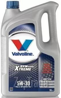 Купить моторное масло Valvoline SYNPOWER XTREME MST C4 SAE 5W-30, 5л Синтетическое | Артикул 841959
