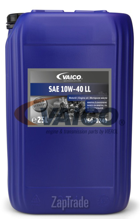 Купить моторное масло Vaico SAE 10W-40 LL | Артикул V60-0249