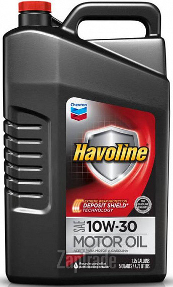 Купить моторное масло Chevron Havoline Motor Oil Полусинтетическое | Артикул 223395533