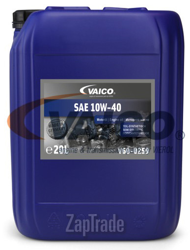 Купить моторное масло Vaico SAE 10W-40 Полусинтетическое | Артикул V60-0259