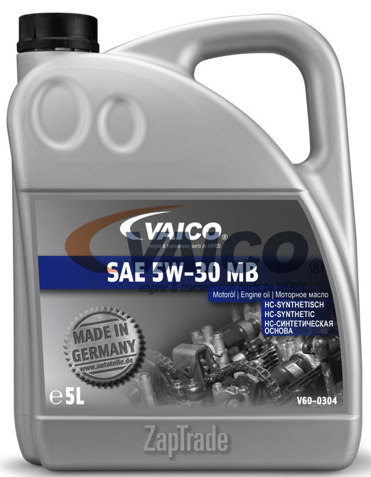 Купить моторное масло Vaico SAE 5W-30 MB Синтетическое | Артикул V60-0304