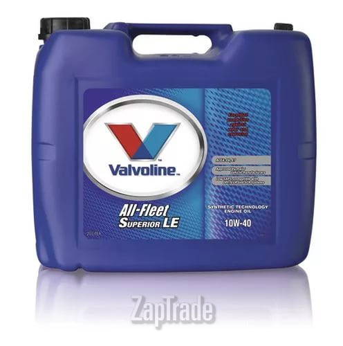 Купить моторное масло Valvoline ALL FLEET SUPERIOR LE 10W-40, 20л | Артикул 824907