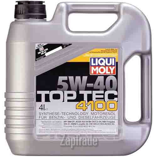 Купить моторное масло Liqui moly Top Tec 4100 Синтетическое | Артикул 7547