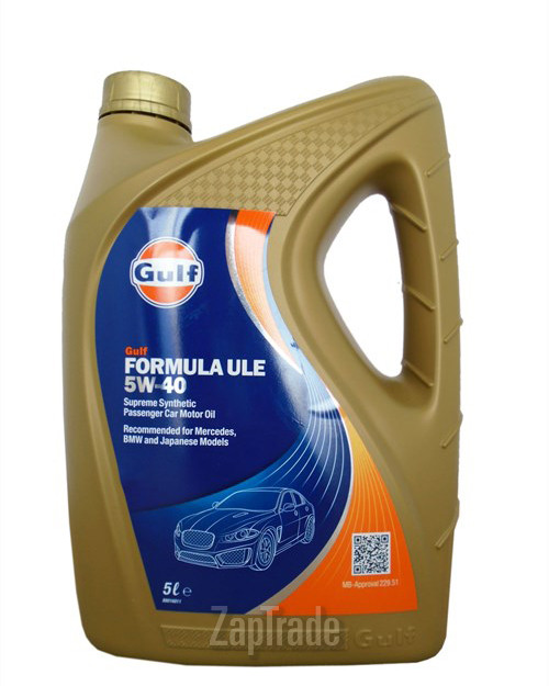 Купить моторное масло Gulf Formula ULE Синтетическое | Артикул 5056004114033