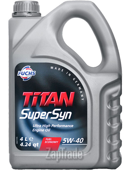 Купить моторное масло Fuchs TITAN SUPERSYN Синтетическое | Артикул 600639143