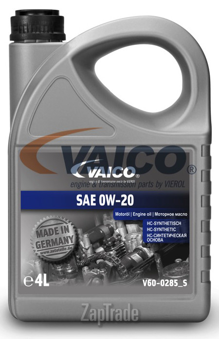 Купить моторное масло Vaico SAE 0W-20 Синтетическое | Артикул V60-0285_S