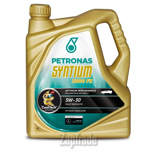 Купить моторное масло Petronas Syntium 3000 FR Синтетическое | Артикул 18074019