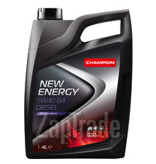 Купить моторное масло Champion oil NEW ENERGY 5W40 B4 DIESEL Синтетическое | Артикул 8219917